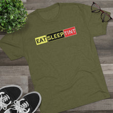 Load image into Gallery viewer, EAT SLEEP TINT - Tri-Blend Crew Tee