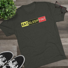 Load image into Gallery viewer, EAT SLEEP TINT - Tri-Blend Crew Tee