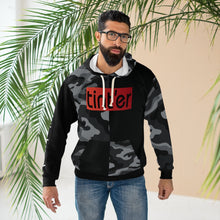 Load image into Gallery viewer, tint'er - Black/Camo Hoodie