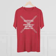Load image into Gallery viewer, WARNING - Tri-Blend Crew Tee
