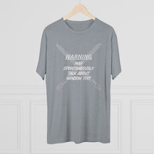 Load image into Gallery viewer, WARNING - Tri-Blend Crew Tee

