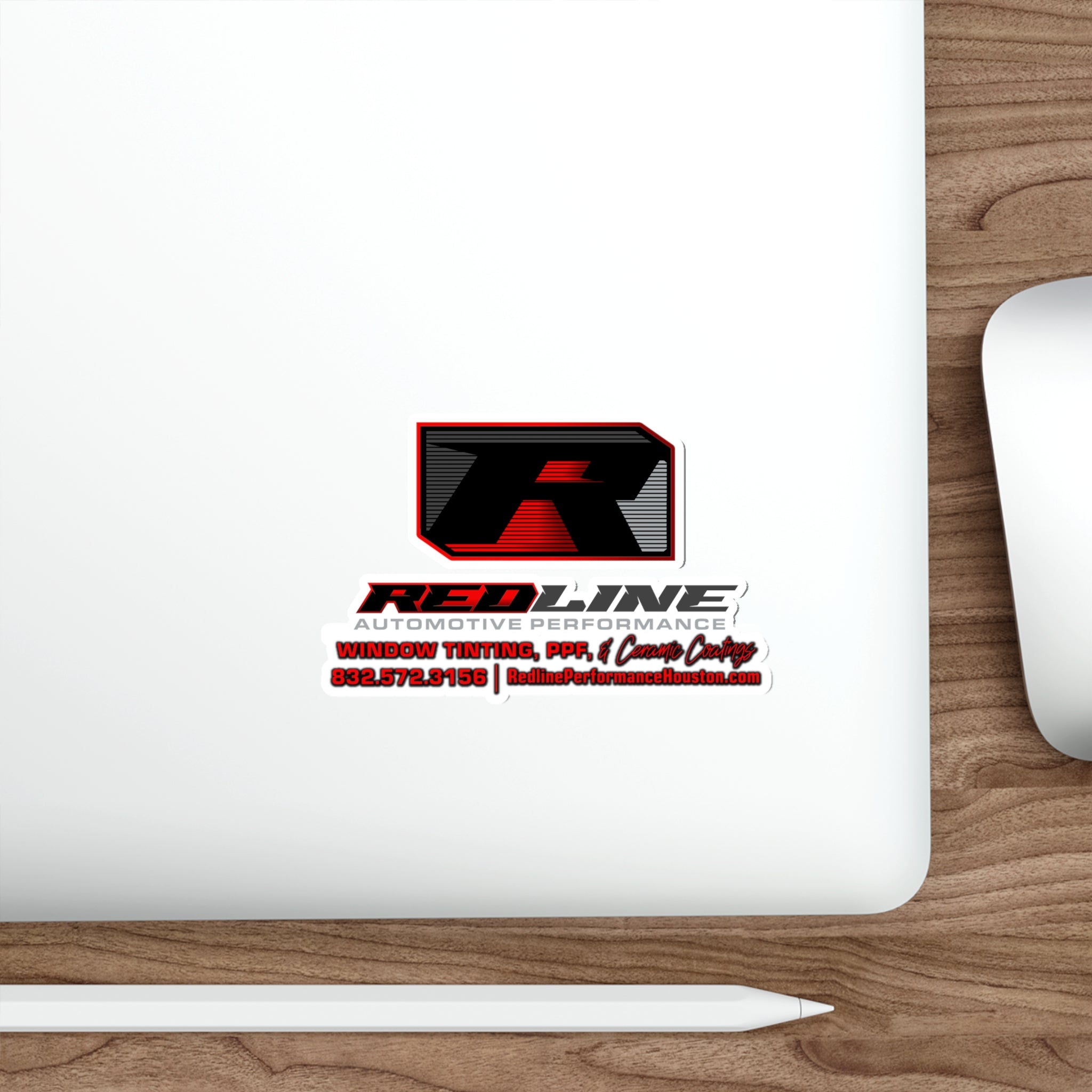 RedLine - White Background Decals – tint’er brand